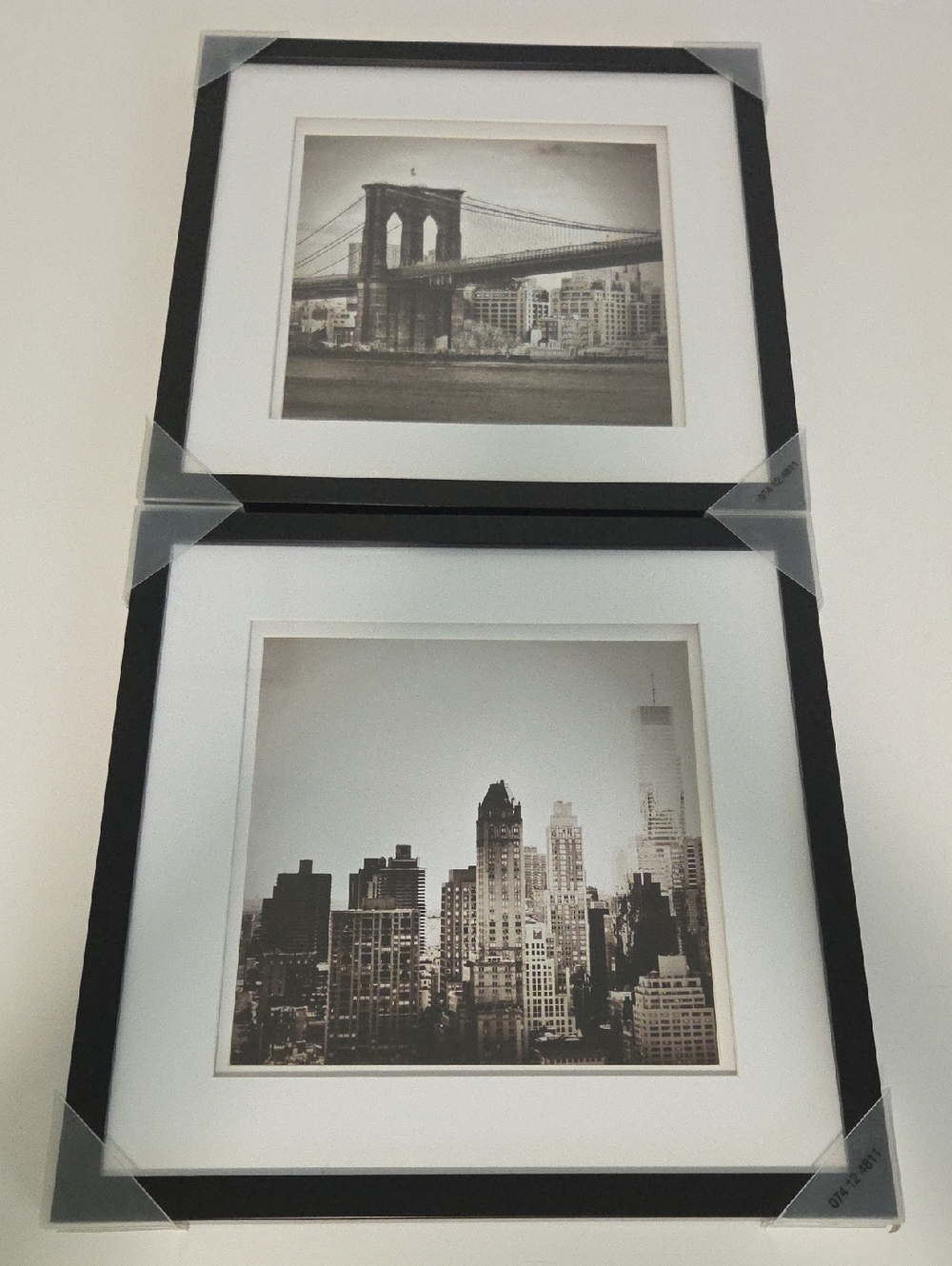 Black Framed Cityscape Wall Art